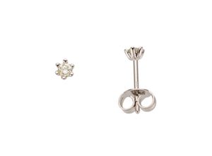 4041633993495 - Paar Ohrstecker FIRETTI Schmuck Geschenk Gold 750 Ohrschmuck Solitär Ohrringe Gr 015 ct P2 = erkennbare Einschlüsse Weißgold 585-Diamanten weiß (weißgoldfarben) Damen Ohrstecker zu Kleid Shirt Jeans Sneaker Anlass Geburtstag Weihnachten