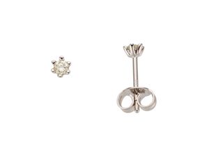 4041633993570 - Paar Ohrstecker FIRETTI Schmuck Geschenk Gold 750 Ohrschmuck Solitär Ohrringe Gr 015 ct LR = lupenrein Weißgold 585-Diamanten weiß (weißgoldfarben) Damen Ohrstecker zu Kleid Shirt Jeans Sneaker Anlass Geburtstag Weihnachten