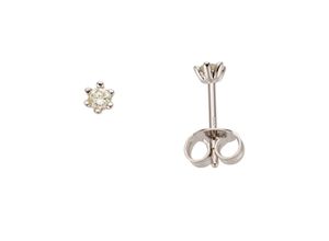 4041633993594 - Paar Ohrstecker FIRETTI Schmuck Geschenk Gold 750 Ohrschmuck Solitär Ohrringe Gr 015 ct LR = lupenrein Weißgold 750-Diamanten weiß (weißgoldfarben) Damen Ohrstecker zu Kleid Shirt Jeans Sneaker Anlass Geburtstag Weihnachten