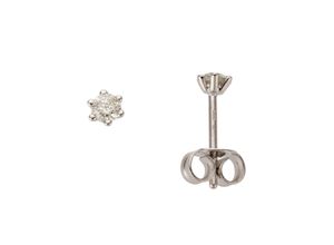 4041633993617 - Paar Ohrstecker FIRETTI Schmuck Geschenk Gold 750 Ohrschmuck Solitär Ohrringe Gr 02 ct LR = lupenrein Weißgold 585-Diamanten weiß (weißgoldfarben) Damen Ohrstecker zu Kleid Shirt Jeans Sneaker Anlass Geburtstag Weihnachten