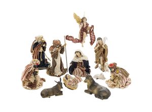 4041635005882 - Krippenfiguren mit Stoffbekleidung 25–13 cm