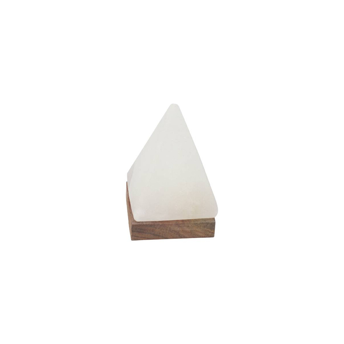 4041678003944 - USB PYRAMIDE White Line mit Holzsockel H ca 10 cm