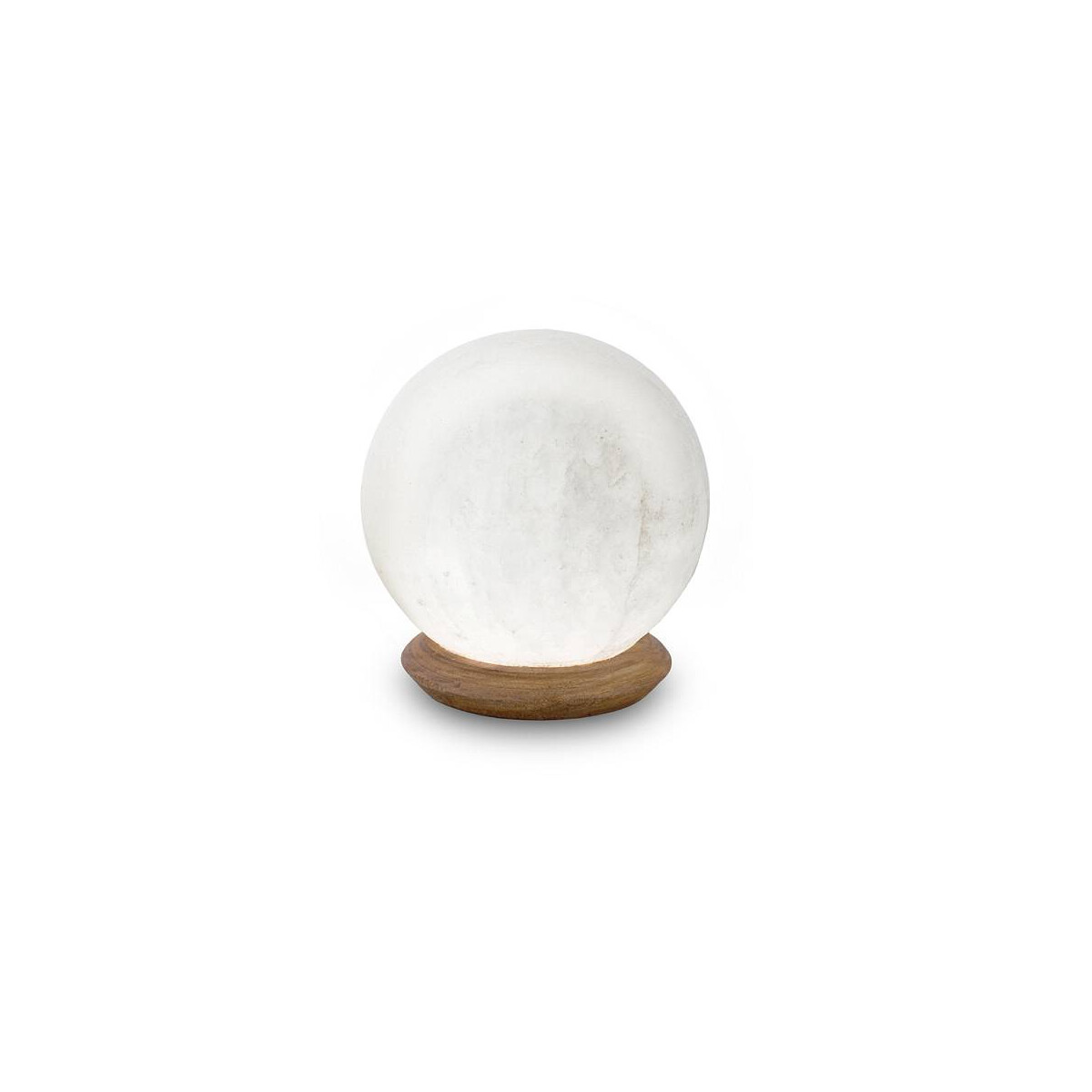 4041678008673 - USB BALL White Line mit Holzsockel Ø ca 9 cm