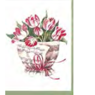 4041891011559 - Doppelkarte Tulpen | Karte