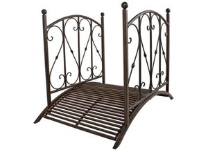 4041908083142 - Gartenbrücke Taupo mit Geländer 1205 x 815 x 945 cm - Garden Pleasure 4041908083142 - Gartenbrücke Taupo mit Geländer 1205 x 815 x 945 cm - Garden Pleasure