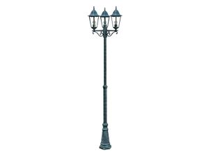 4041908099433 - Alu Kandelaber Garten Laterne Aussenleuchte Stand Leuchte Lampe grün schwarz