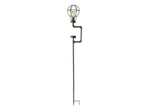4041908106377 - Solarleuchte Wegelampe Außenleuchte Industrial Wasserrohr Design Gartendeko LED Gartenleuchte mit Erdspieß antik schwarz LED H 65 cm 4041908106377 - Solarleuchte Wegelampe Außenleuchte Industrial Wasserrohr Design Gartendeko LED Gartenleuchte mit Erdspieß antik schwarz LED H 65 cm