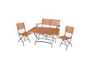 4041908109293 - Sitzgarnitur WIEN 4tlg Tisch Klappstuhl Bank Holz Gartenmöbel 4041908109293 - Sitzgarnitur WIEN 4tlg Tisch Klappstuhl Bank Holz Gartenmöbel