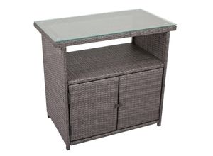 4041908112309 - Kommode Padua 970352 grau 1 Fachboden 900 x 500 x 840 cm 4041908112309 Garden Pleasure