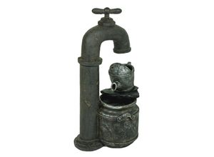 4041908113474 - Brunnen APOLLON 745cm Metall Optik Wasserspiel Springbrunnen Kaskaden Garten