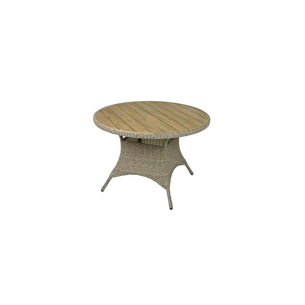 4041908113498 - Gartentisch Bastia braun rund Ø100 x Ø100 x 730 cm 4041908113498 Garden Pleasure