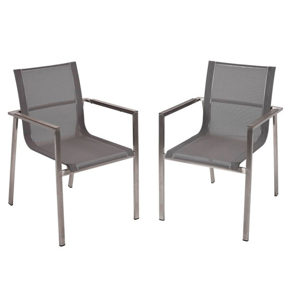 4041908125453 - Gartenstühle Sienna grau 4041908125453 Garden Pleasure