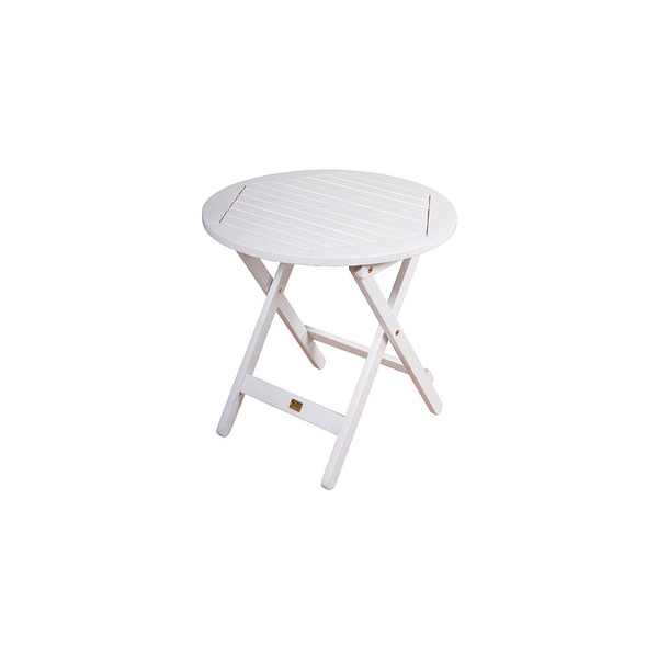 4041908127273 - Gartentisch Mesa weiß rund 500 x 500 x 500 cm 4041908127273 Garden Pleasure