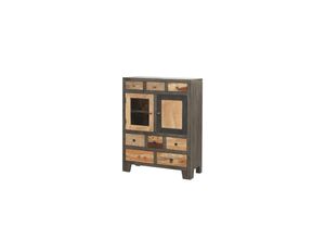 4041908127877 - INTERIA Home & Living Kommode 118cm TARIM Sideboard Schrank Holz Mango Highboard