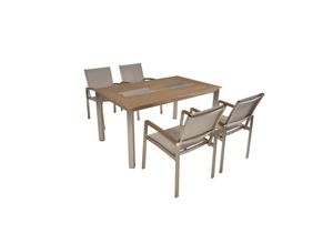 4041908129918 - 5-tlg Garten Tischgruppe Sitzgruppe Tisch Stuhl Möbel Kunststoff 4041908129918 - 5-tlg Garten Tischgruppe Sitzgruppe Tisch Stuhl Möbel Kunststoff