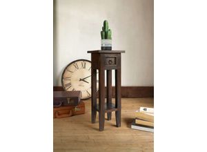 4041908132574 - PADEA Beistelltisch Massivholz braun 250 x 250 x 670 cm 4041908132574 - PADEA Beistelltisch Massivholz braun 250 x 250 x 670 cm