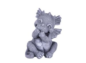 4041908136961 - Gartenfigur Drache Figur Skulptur Gartendeko Garten Terrasse Deko Staue