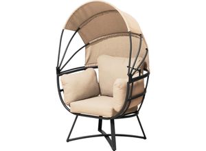 4041908137586 - Relaxsessel Hängesessel Delos Sessel Garten Terrasse Möbel Gartenstuhl beige 4041908137586 - Relaxsessel Hängesessel Delos Sessel Garten Terrasse Möbel Gartenstuhl beige