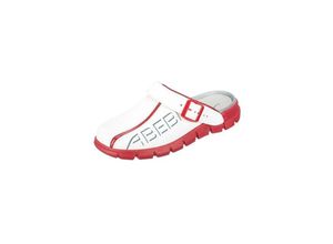 4042035832801 - Abeba - Berufsschuhe Clog Dynamic 7313 Weiß Rot Gr 42