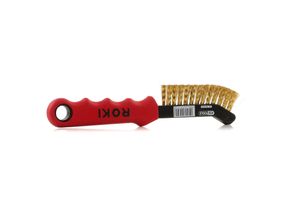 4042146257258 - Kstools - ks tools Messingdraht-Bremssattel-Drahtbürste 2-reihig