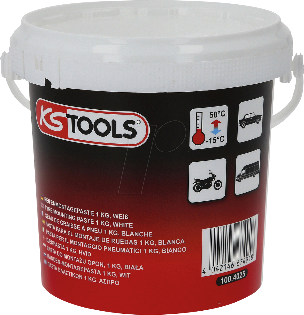 4042146674918 - KS 1004025 - Reifenmontagepaste 1 kg weiß 4042146674918 - KS 1004025 - Reifenmontagepaste 1 kg weiß