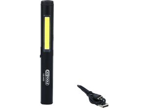 4042146866191 - Kstools - led cob Stripe Inspektionslampe 350 Lumen mit UV-Spot led und Laserpointer