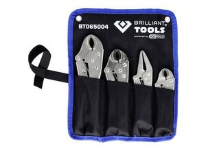 4042146867358 - Brilliant Tools Feststellzangen   Gripzangen-Satz 4-tlg