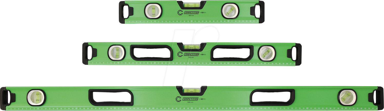 4042146963630 - COM 5120510 - COMPETITION Wasserwaagen-Satz 3-tlg 400 + 600 + 1000 mm