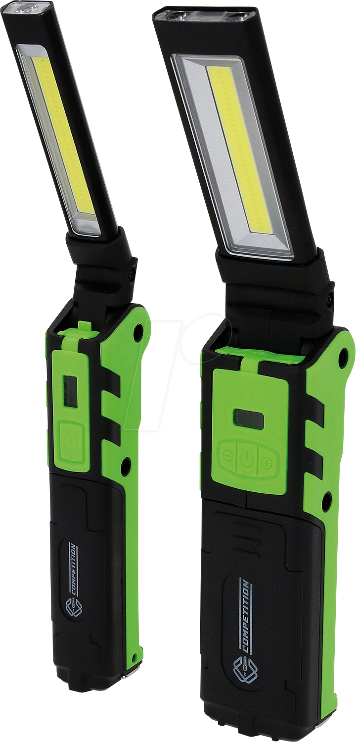 4042146964255 - COM 5124505 - COMPETITION LED-Arbeitslampen-Set 2-tlg dimmbar mit Powerbank