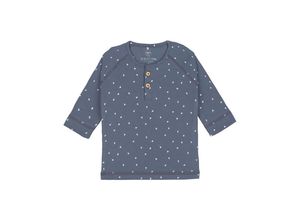 4042183416298 - LÄSSIG - Langarmshirt TRIANGLE in blau Gr74 80