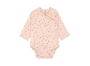 4042183416557 - LÄSSIG - Langarm-Body DOTS in powder pink Gr50 56