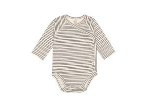 4042183426594 - LÄSSIG - Wickel-Langarmbody STRIPED in grey anthracite Gr74 80