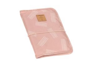 4042183986388 - Windeltasche Changing Pouch Soft Stripes rose inkl Wickelunterlage rosa