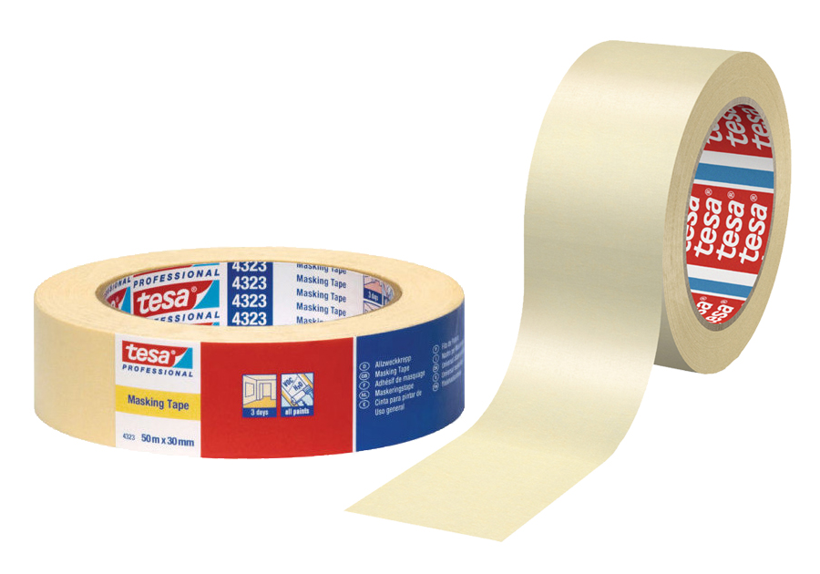 4042448000446 - Maler Krepp 4323 Basic Papierabdeckband 50 mm x 50 m