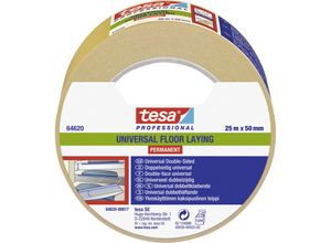 4042448019660 - tesa UNIVERSAL PERMANENT 64620-00017-11 Verlegeband tesa® Professional Weiß (L x B) 25 m x 50 mm 1 S