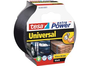 4042448032898 - tesa Gewebebänder tesa extra Power® Universal Gewebeband schwarz - 56348-00001-05 50 mm x 10 m Schwarz