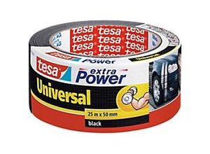 4042448033284 - tesa Gewebebänder tesa extra Power® Universal Gewebeband schwarz - 56388-00001-07 50 mm x 25 m Schwarz