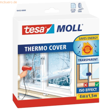 4042448043986 - Tesa ® Calfeutrer - tesa caulfeutrer 05432-00000-00 thermo cover verglasungsfolie 4 x 150 m 05432-00000-01