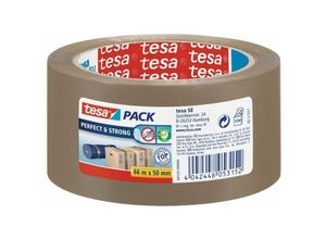 4042448053152 - tesa Packband Perfect & Strong 66 m x 50 mm braun Packband