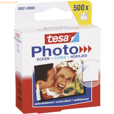 4042448065933 - tesa Fotoecken tesa Photo Ecken 500 St 17 mm  x 19 mm transparent