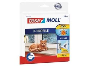 4042448104496 - tesa tesamoll® P-Profil Fenster-Dichtungsband weiß 90 mm x 100 m 1 St