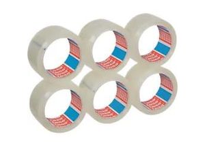 4042448126023 - tesa Verpackungsklebeband tesapack Strong Transparent 50 mm (B) x 66 m (L) PP (Polypropylen) 6 Rollen