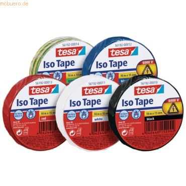 4042448152978 - ROT - tesa 56192-00013-22 Isolierband (l x b) 10 m x 15 mm 1 St 4042448152978 - ROT - tesa 56192-00013-22 Isolierband (l x b) 10 m x 15 mm 1 St
