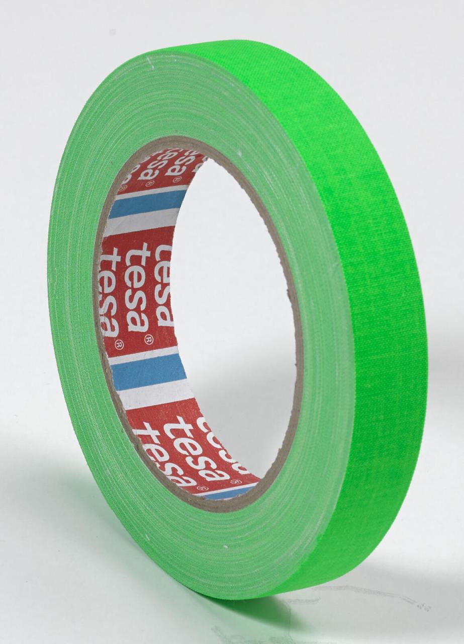 4042448165602 - 04671-00052-10 Gewebeklebeband band® 4671 Neongrün (l x b) 25 m x 19 mm 1 St - Tesa