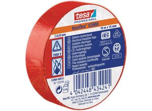 4042448434241 - ROT - tesa 53988-00015-00 Isolierband tesa® Professional (l x b) 10 m x 15 mm 1 St