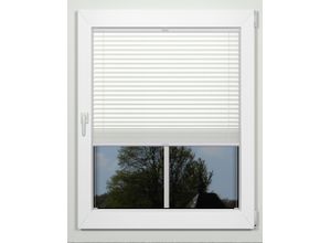 4042627361887 - Plissee INDEKO superior weiß (weiß weiß) B63cm H100cm Obermaterial 94% Polyester 6% sonstige Fasern Plissees nach Maß