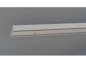 4042627418529 - Schienensystem INDEKO Objektschiene weiß L120cm Aluminium Kunststoff Gardinenstangen Innenlauf Gardinenschiene Komplett-Set inkl Gleitern&Montagematerial