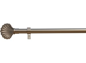 4042627445273 - Gardinenstange INDEKO Volterra Gardinenstangen Gr L 320cm Ø 16mm 1 läufig silberfarben