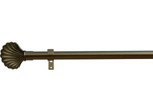 4042627447543 - Gardinenstange INDEKO Volterra gold (altmessingfarben) L430cm Ø16mm Eisen Gardinenstangen