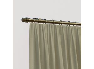 4042627448854 - Gardinenstange INDEKO Zylinder gold (altmessingfarben) L300cm Ø16mm Eisen Gardinenstangen